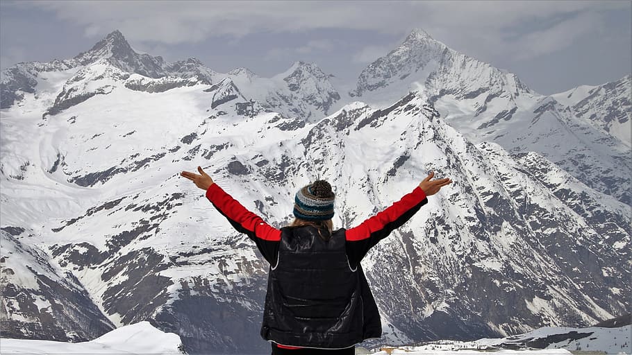 the alps, zermatt, tops, the rapture, snow, winter, mountain, cold, ice, hiking