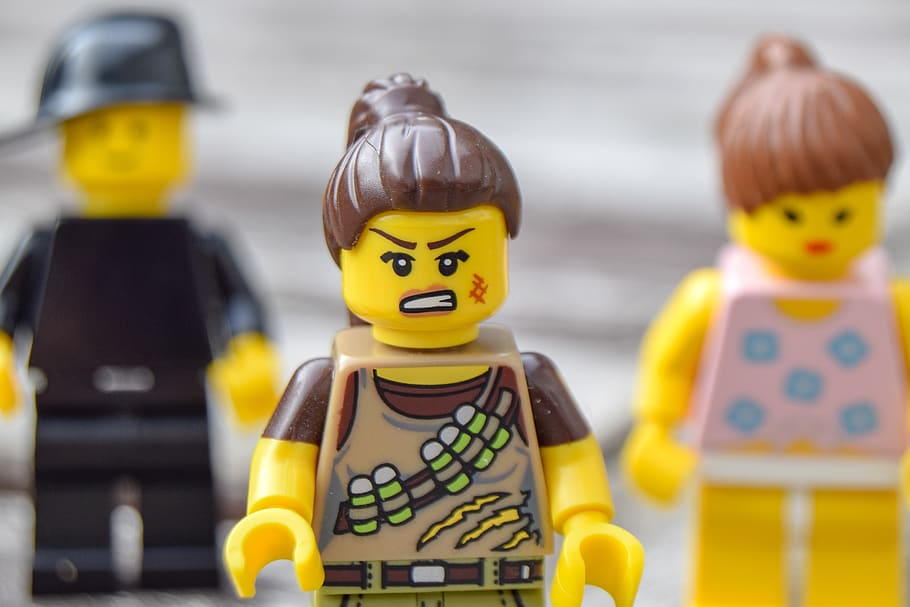 lego, angry, anger, emotions, dangerous, toy, human representation, representation, focus on foreground, close-up