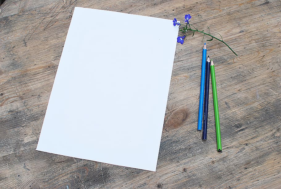 mockup, white card, paper, crayons, creativity, creative, the art of, to draw, figure, the background