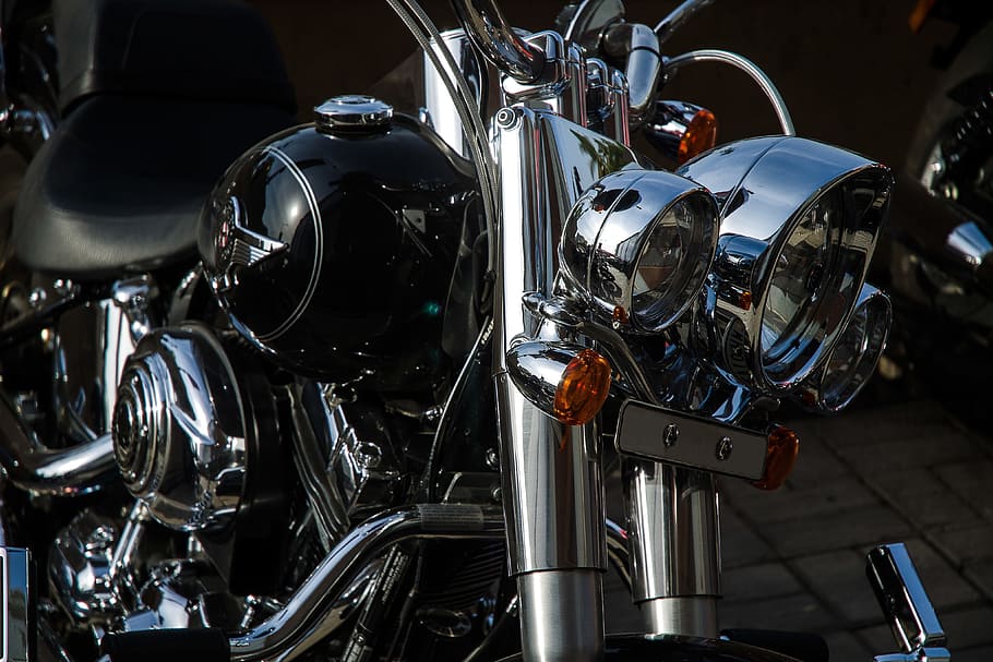 Harley Bike, varios, bicicleta, bicicletas, motos, motocicletas, modo de transporte, motocicleta, transporte, cromo