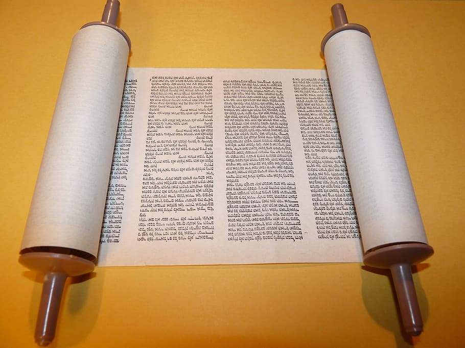 bible, torah, font, scroll, read, document, synagogue, hebrew, text, book
