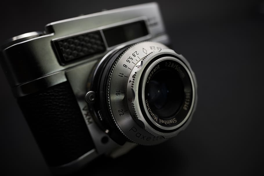 cámara, cámara fotográfica, fotografía, fotógrafo, lente, película, antiguo, nostalgia, retro, tecnología