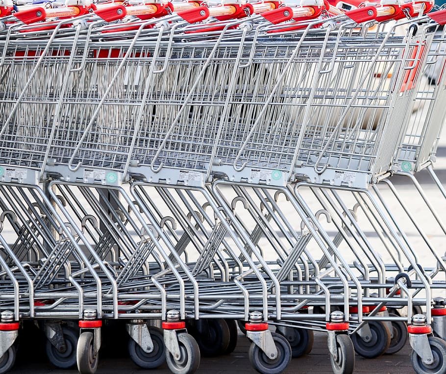 shopping cart, supermarket, slide, shopping, shopping basket, dare, grocery store, thrust car, wheels, purchasing