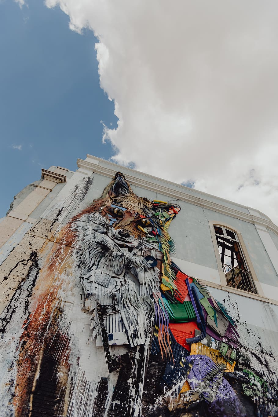 lisbon street art, portugal, art, street art, Europe, lisbon, lisboa, architecture, built structure, sky