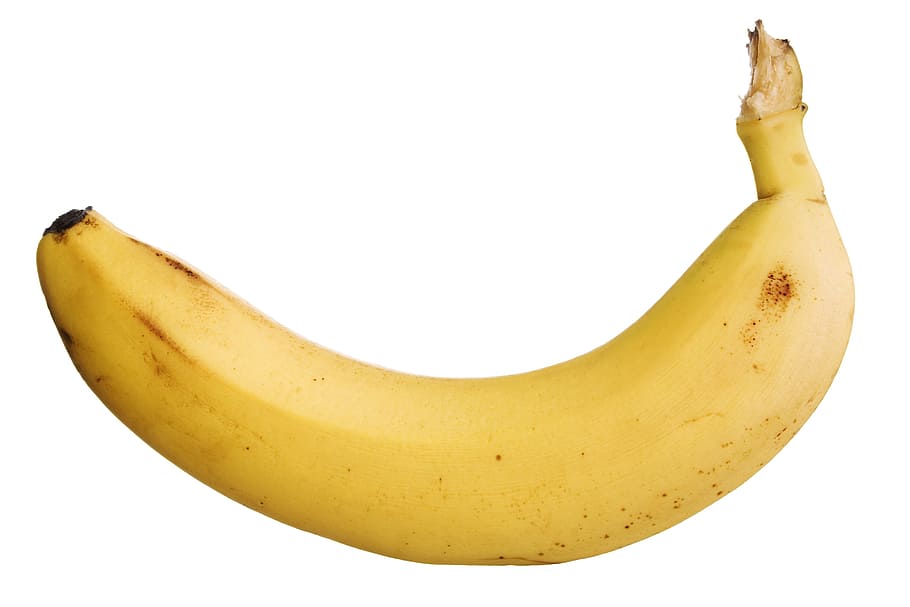 bananas, banana, food, fresh, fruit, healthy, isolated, nobody, white, yellow