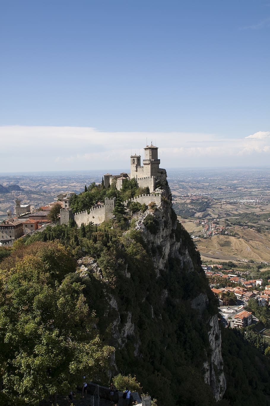 castle of san marino, castle of san marino state, landscape, mountains, castle, nature, holiday, vista, overview, building exterior