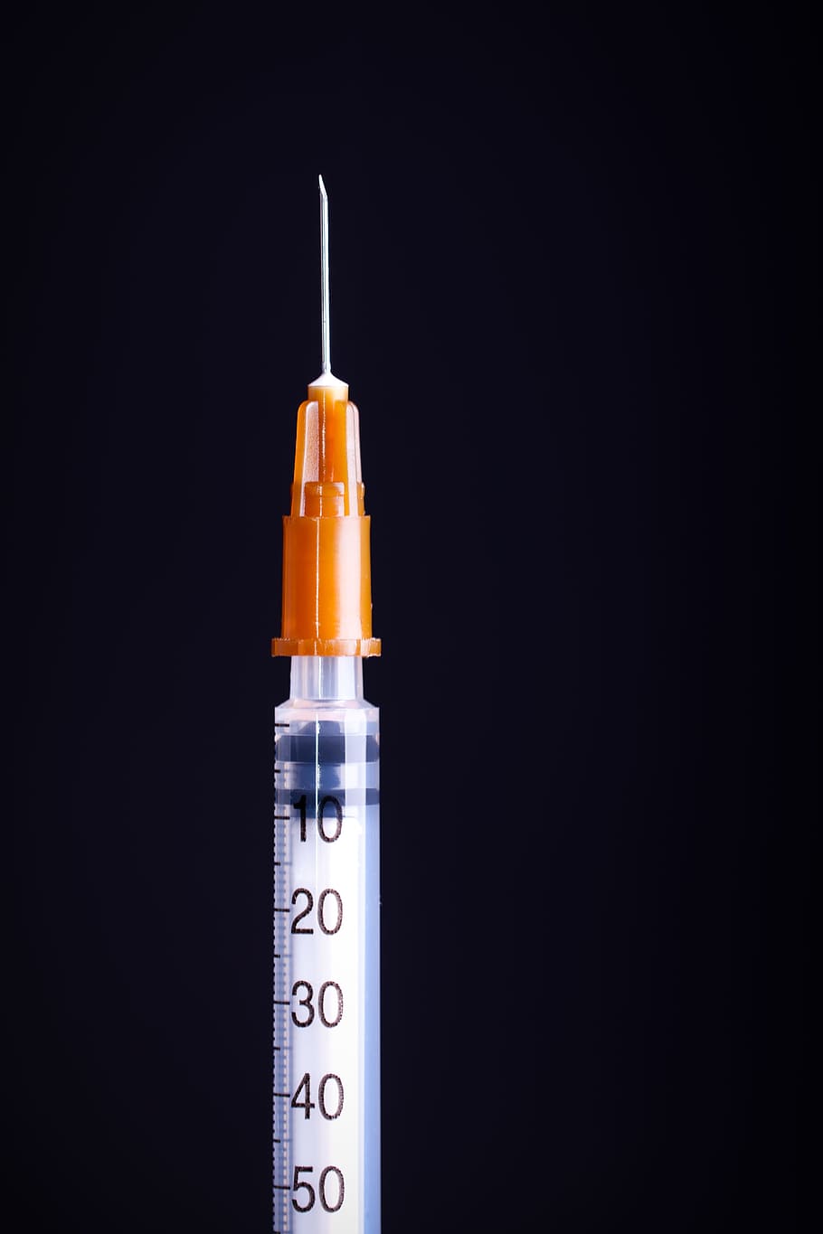 one, tool, grey, empty, macro, object, detail, inject, syringe, medical