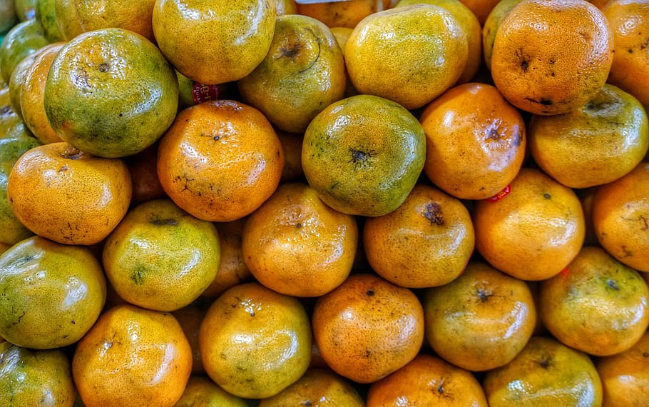laranja mel rainha tailandesa, tangerinas, laranjas, fruta, comida, saudável, vitamina c, mercado, exposição, confecção
