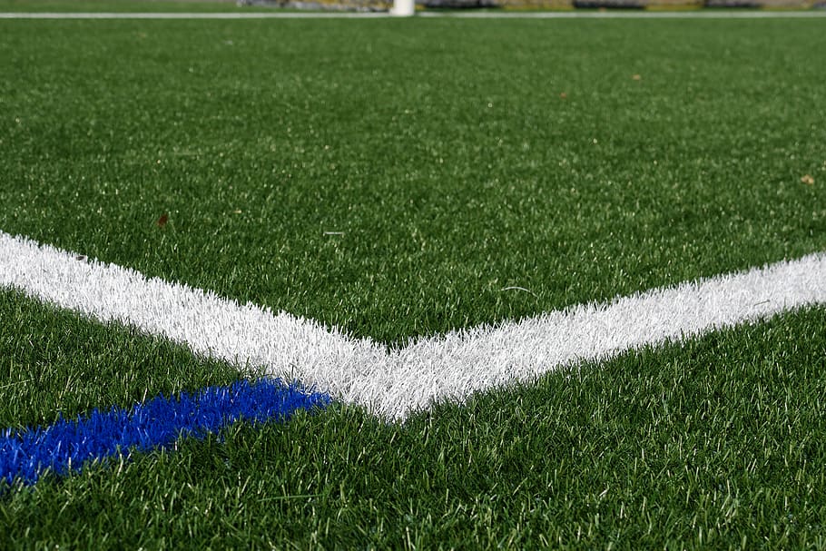 campo de fútbol, ​​césped artificial, línea, prisa, verde, campo de juego, blanco, ​​área de penalización, planta, color verde