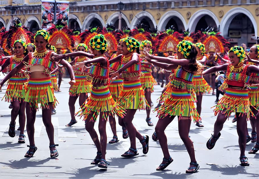 festival, rua, dança, público, cultural, local, tribo, celebração, traje, desfile