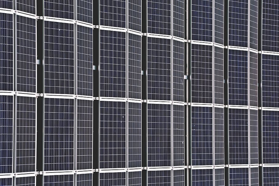 células solares, várias, solares, quadro completo, padrão, planos de fundo, ninguém, grade, arquitetura, estrutura construída