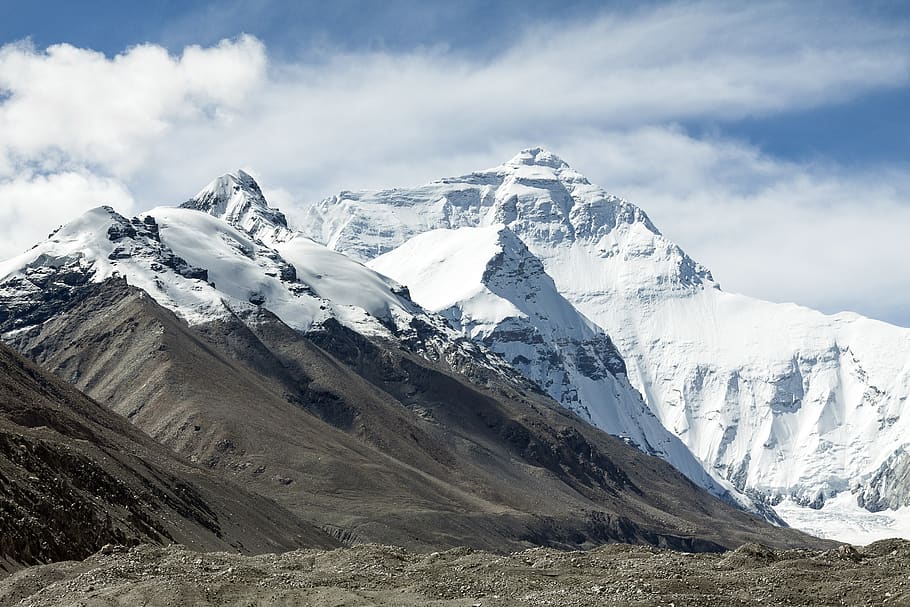 tibet, china, mountains, buddhism, landscape, mount everest, great, north side, nature, tourism