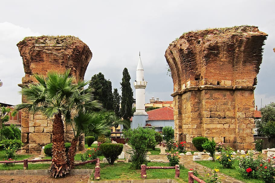filadelfia, siete iglesias de asia, revelación, turquía, bizantino, ruinas, antigua, mezquita, arquitectura, viajes