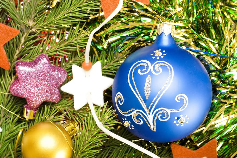 perayaan, natal, pohon natal, konifer, termasuk jenis pohon jarum, dekorasi, cemara, hadiah, tergantung, liburan