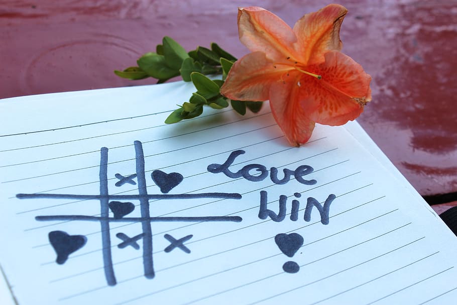 amor, la inscripción, cita, flor, manual, papel tapiz, el fondo, emociones, romántico, corazón