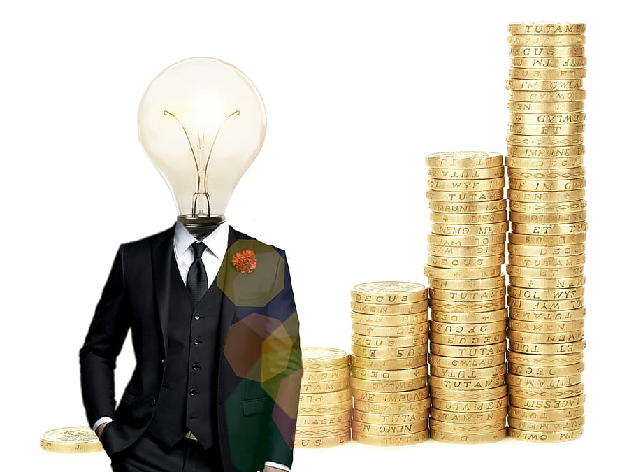 bitcoin, financial, idea, lightbulb, account, bank, bright, brilliant, bulb, business