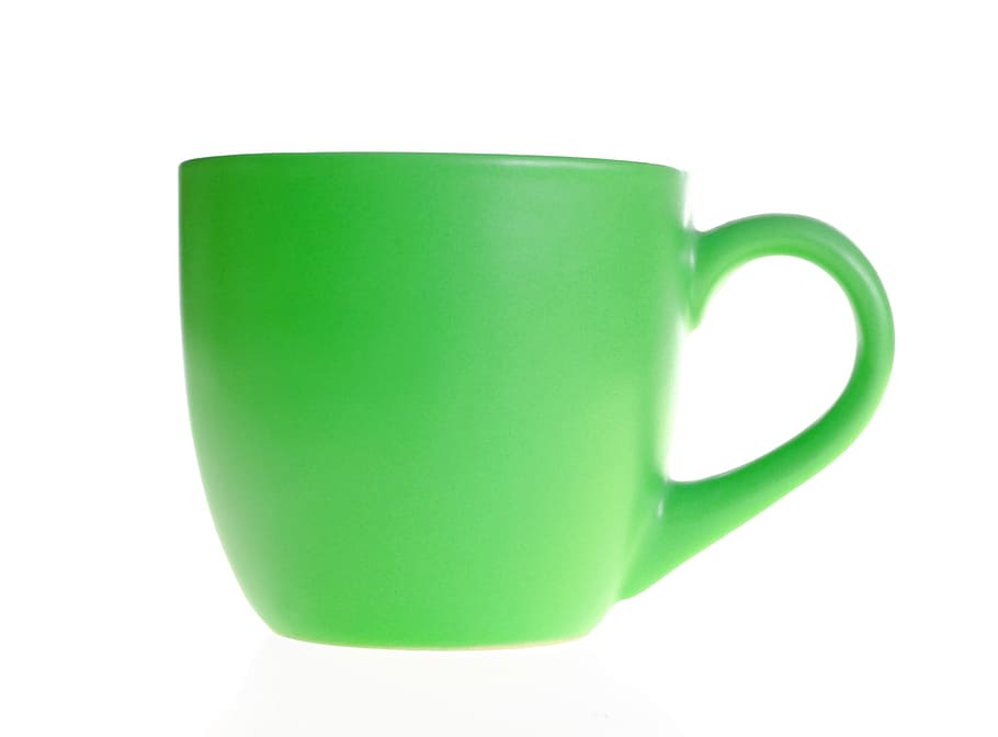 taza, bebida, brillante, café, cerámica, limpiar, primer plano, color, colorido, tazas