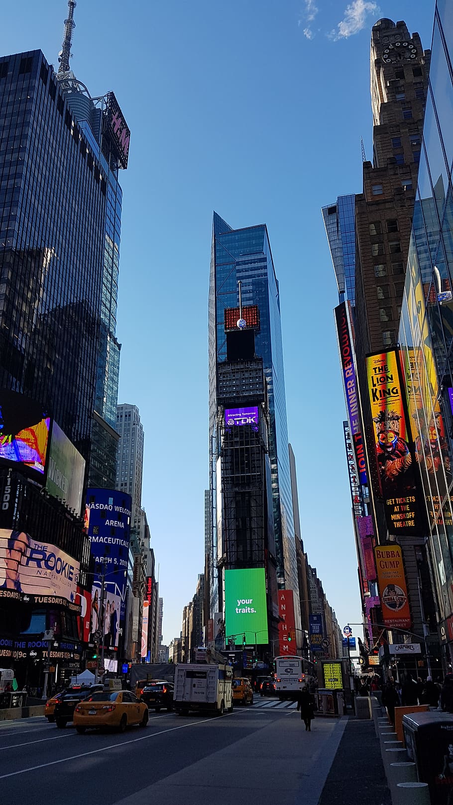 nyc, manhattan, skyscrapers, midtown, times square, new york, architecture, building exterior, built structure, city