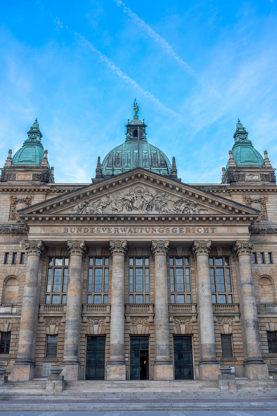 supreme administrative court, court, leipzig, justice, architecture, germany, case law, saxony, facade, house facade