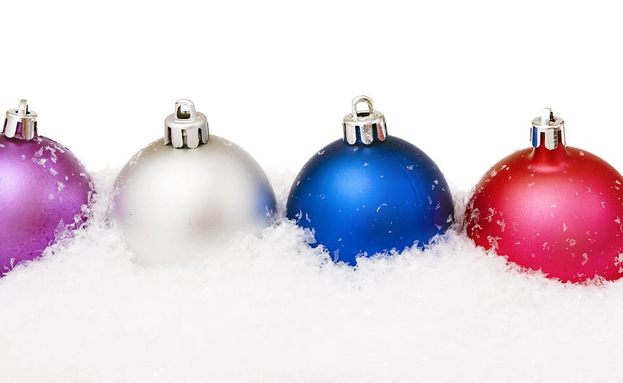 ball, snow, shine, isolated, wallpaper, decoration, fun, white, ornament, new