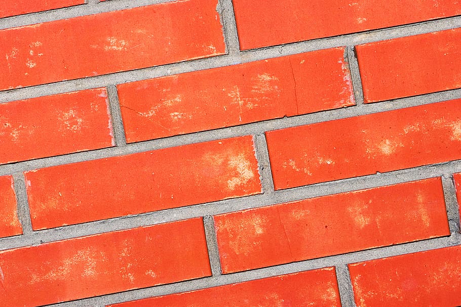 backgrounds, blocks, blotch, bricks, brickwall, brickwork, wallpaper, wall, full frame, red