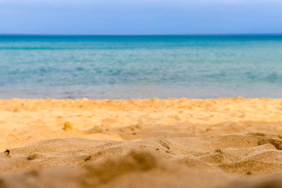 porto santo, sand, beach, mar, water, blue, wave, hdr, 6k, sea