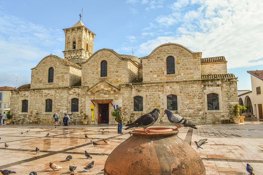 chipre, larnaca, st, lazarus, iglesia, catedral, hito, arquitectura, turismo, histórico