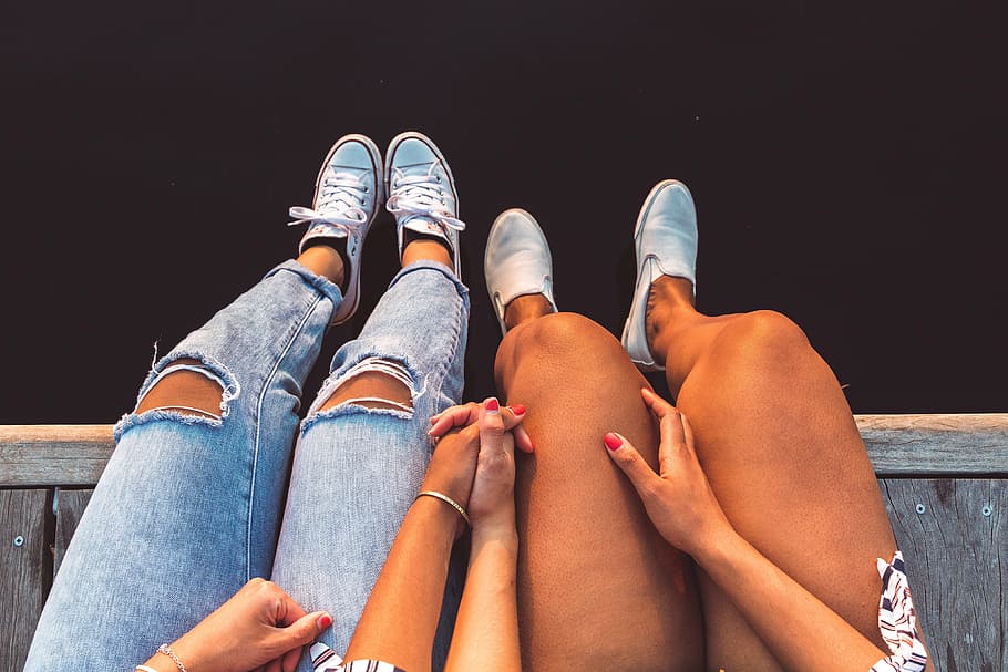 legs of couple, people, boy, couple, girl, hands, holding Hands, jeans, leg, legs
