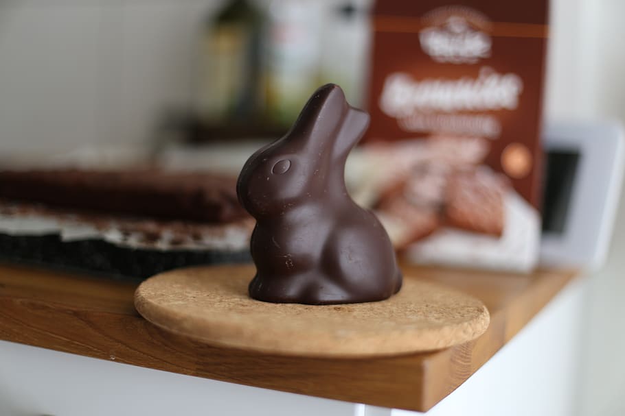 bunny, chocolate, sweet, easter, candy, food, temptation, lindt, figure, indoors