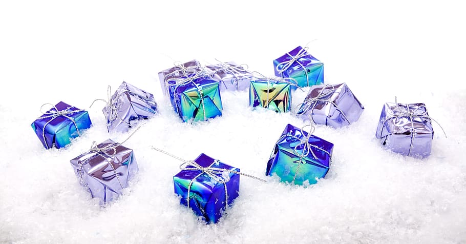 bow, box, snow, christmas, crate, decoration, gift, holiday, isolated, knot
