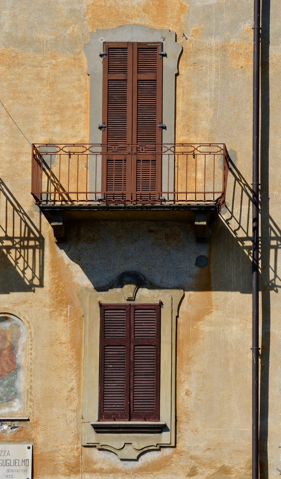 fachada de la casa, italia, arquitectura, fachada, edificio, casa, ciudad, balcón, obturador, sol