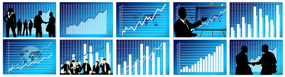 chart, business, curve, profit, development, company, finance, graphic, analysis, businessmen