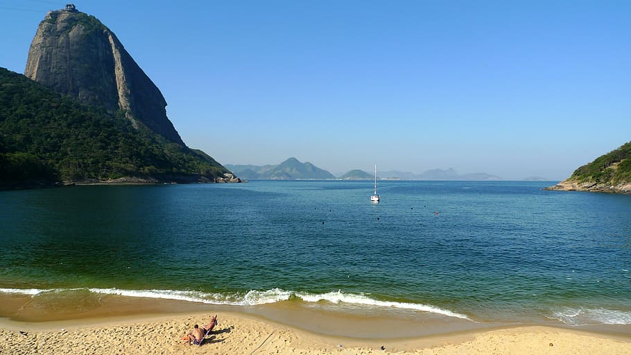 brasil, rio de janeiro, sea, ship, brazil, rio, scenery, nature, tourist destination, holiday