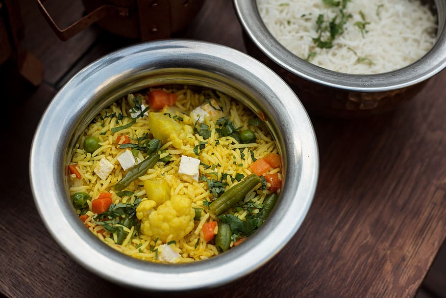 palau sayur, makanan India, dapur India, makan, memasak, rempah-rempah, rasa, gerbang India, restoran India, makan sehat