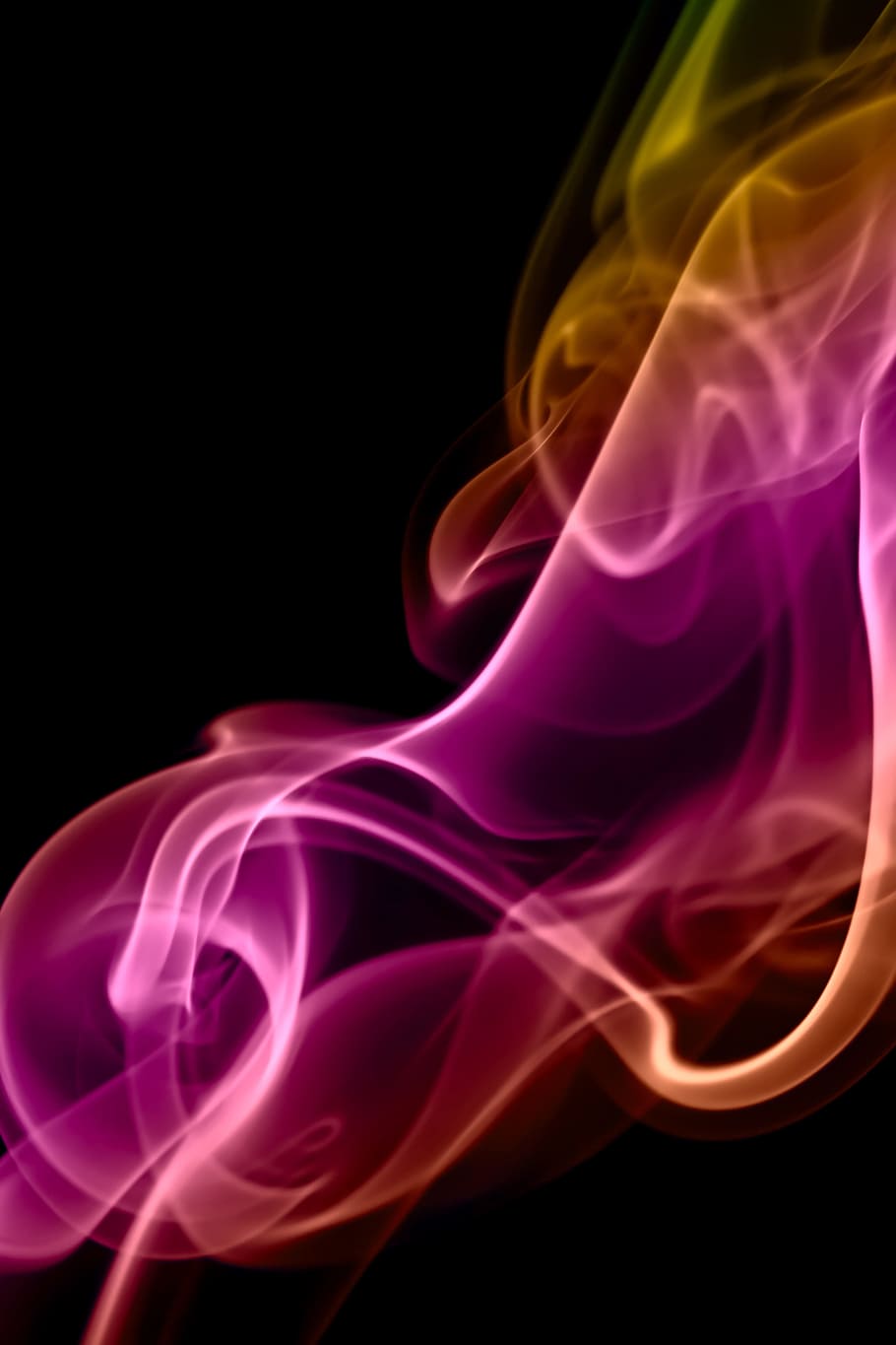 abstract, aroma, aromatherapy, background, color, red, smell, smoke, motion, black background