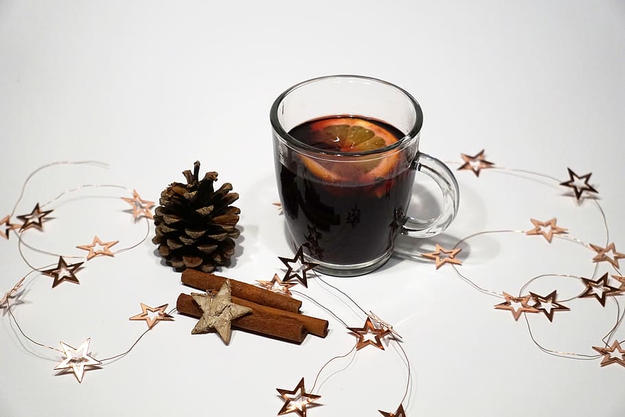 mulled claret, winter, cold, christmas, drink, mood, hot, hot drink, advent, heat