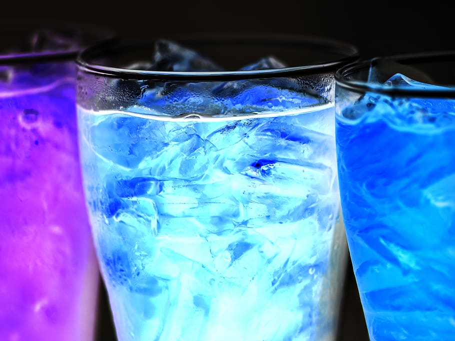 background, beverage, black background, blue, bubble, caffeine, carbonated, carbonated drink, carbonated water, close up
