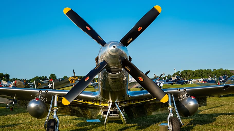 p51, mustang, p-51, aircraft, airplane, aviation, fighter, ww2, airshow, military