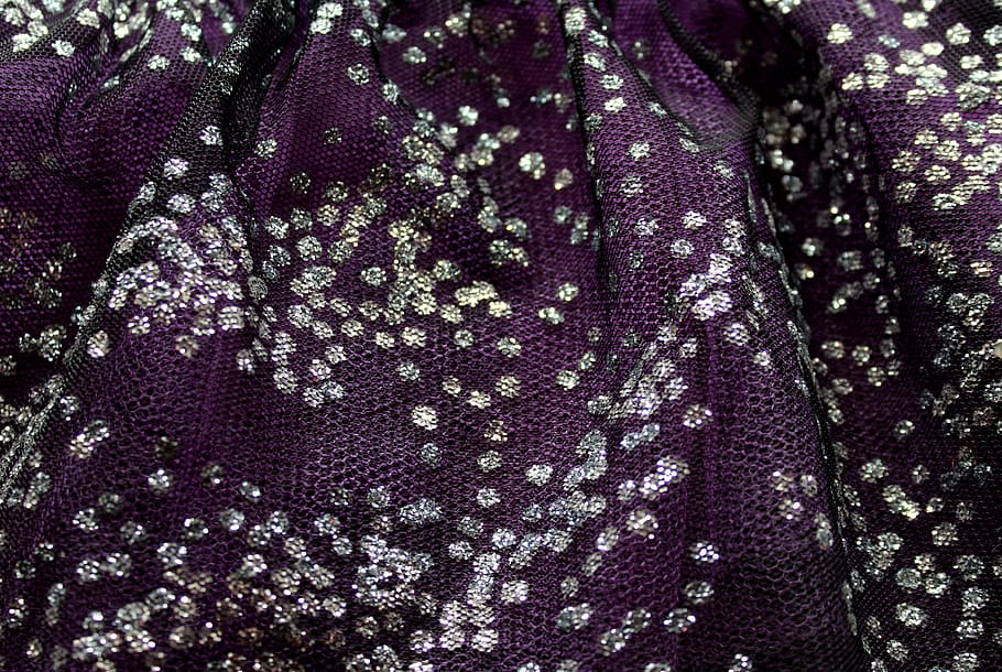 material, tulle, wavy, texture, the structure of the, the background, pattern, style, violet, textile