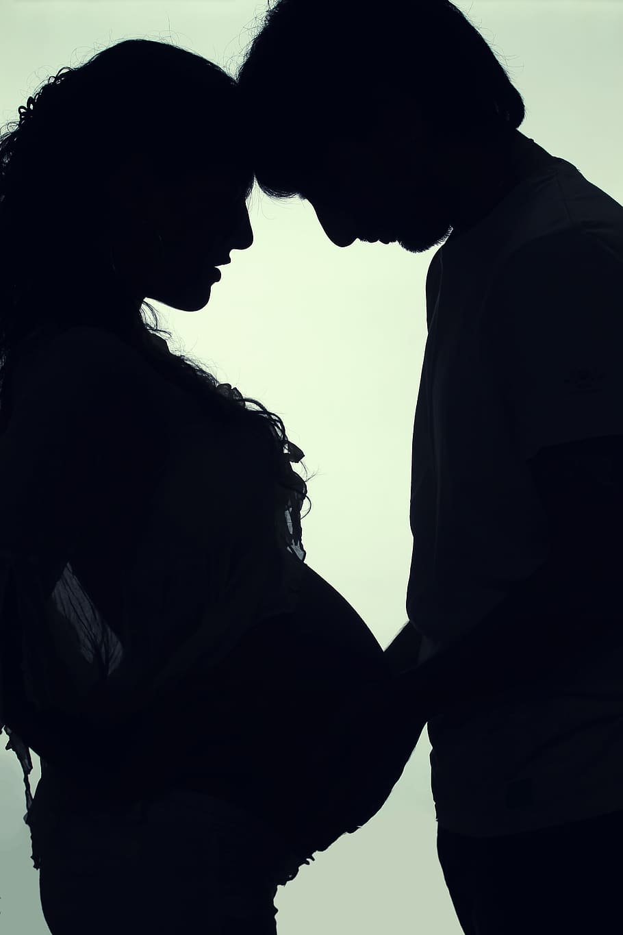 silhouette, pregnancy, pregnant, women, people, mama, maternity, silhouettes, baby, mother