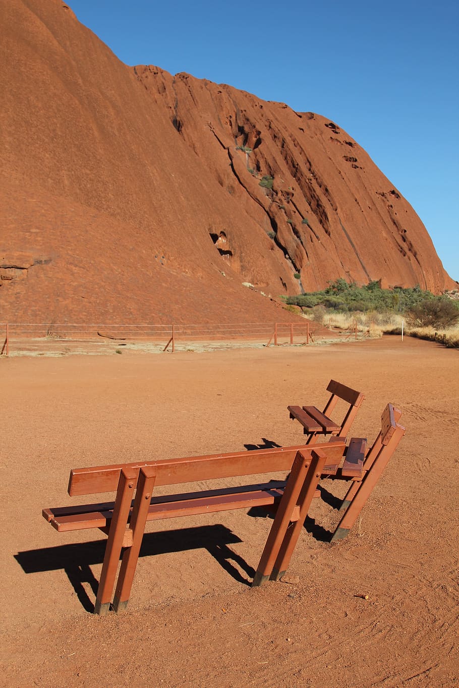seat, rock chair, outdoors, wood, wooden, rest, sit, desert, bench, land