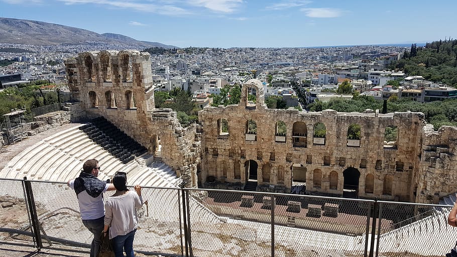 athens, greece, acropolis, tourism, architecture, built structure, history, the past, ancient, building exterior