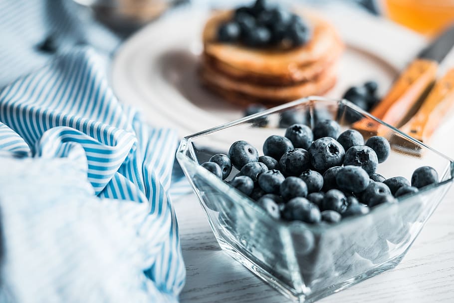 bowl of blueberries, berries, blue, blueberries, bowl, breakfast, fit, fitness, food, foodie