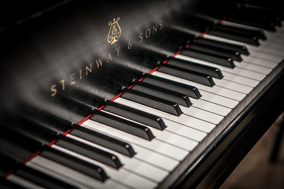 piano, steinway, keyboard, instrumen, musik, konser, kunci, alat musik, peralatan musik, kunci piano
