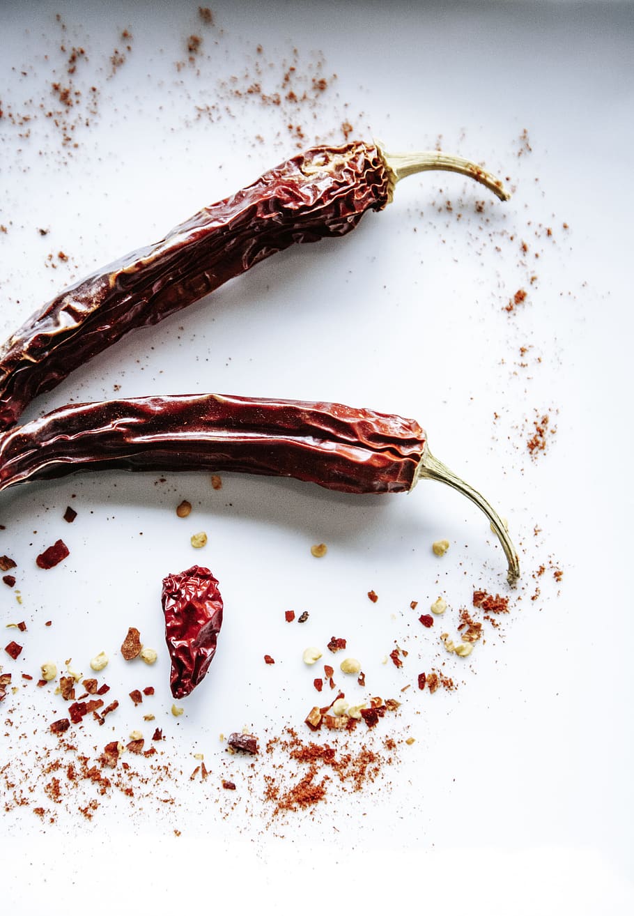 food, cook, spice, pepper, spicy, seeds, dry, composition, white, red