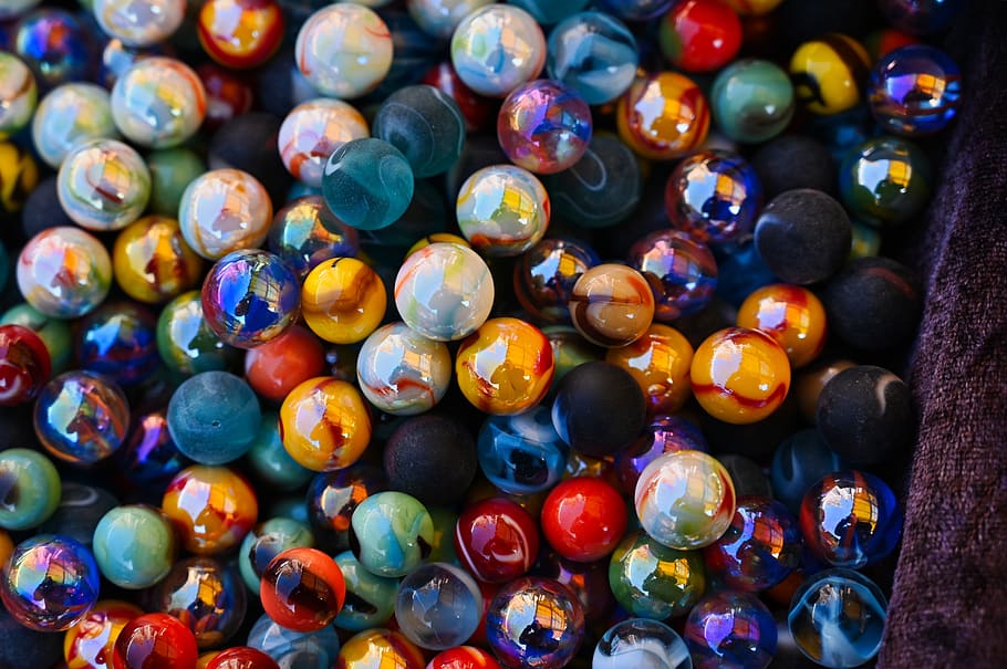 marbles, glaskugeln, glass, balls, round, glass marbles, toys, color, colorful, children toys