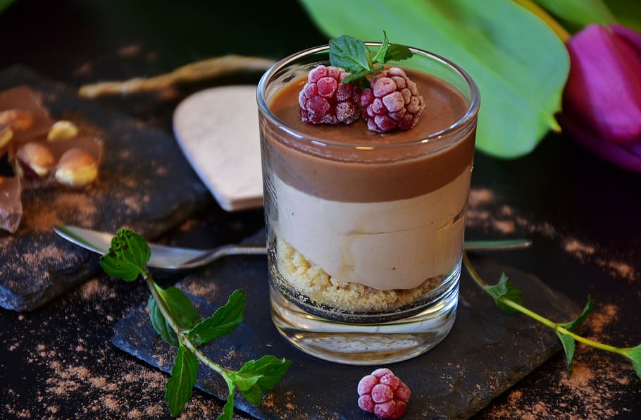 nougat, mousse, chocolate mousse, dessert, food, nutrition, eat, sweet dish, benefit from, delicious