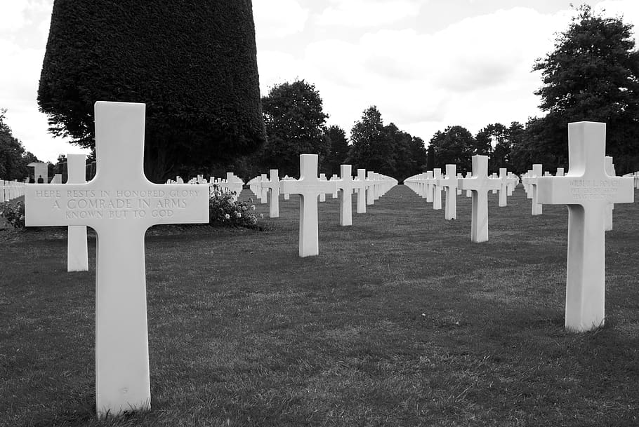 omaha beach, normandy, france, d-day, the war, the cemetery, the invasion, memorial, 1944, tomb