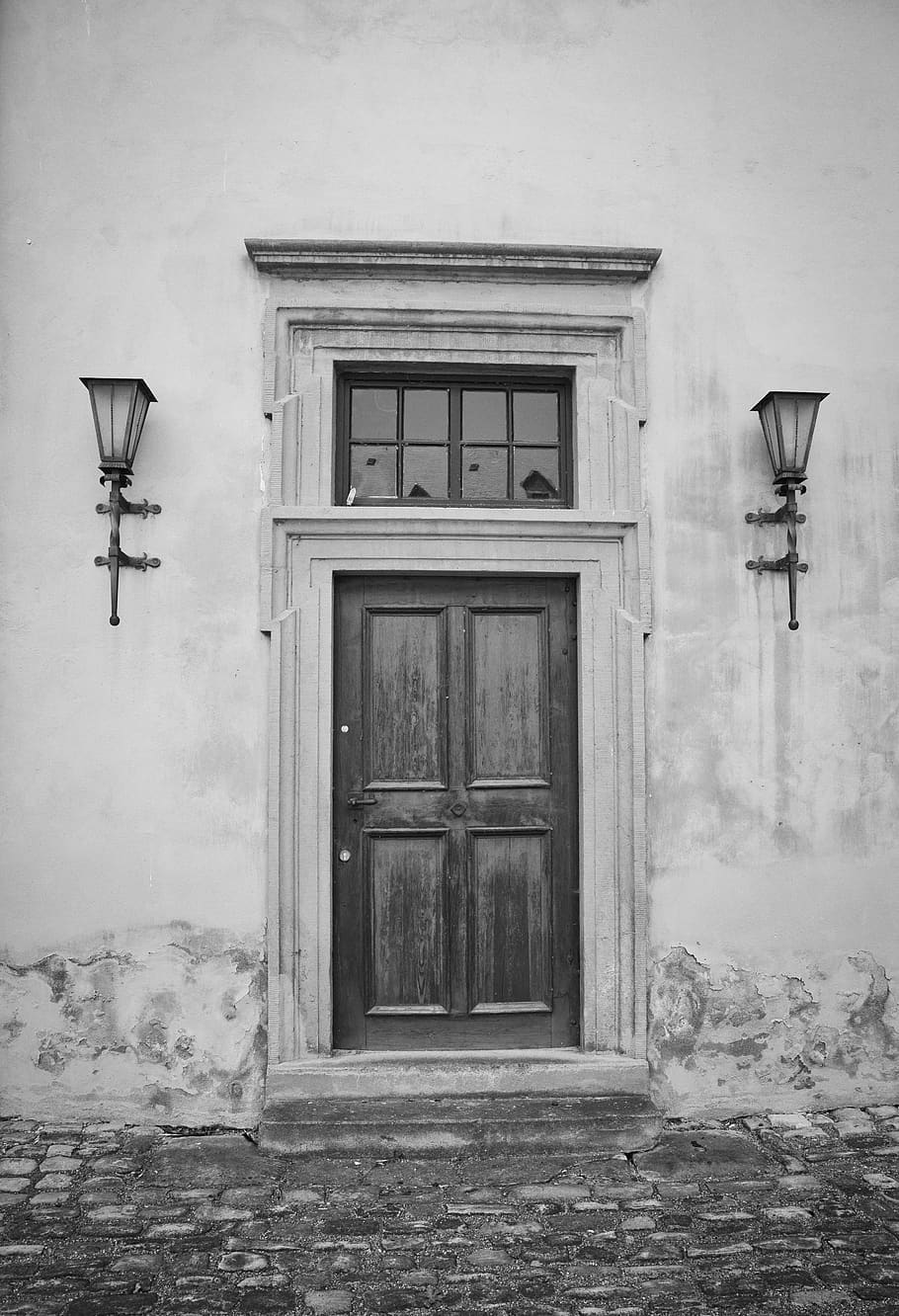 door, zeitz, old, input, house entrance, closed, door handle, fitting, historically, castle