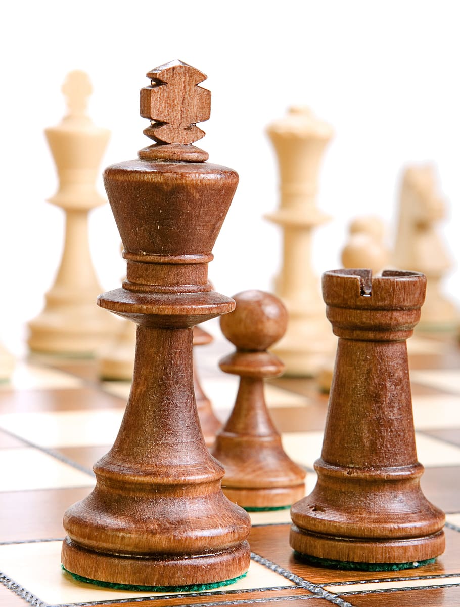 pertempuran, papan, coklat, bisnis, tantangan, catur, papan catur, tutup, kompetisi, keputusan